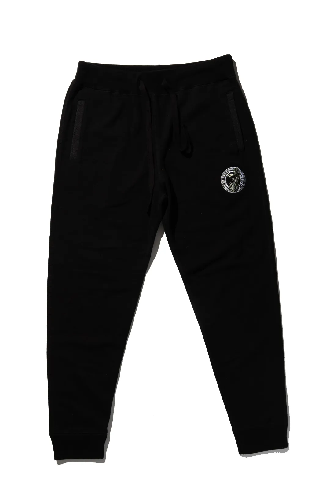 100 Miles Black Man on the World Fox Joggers