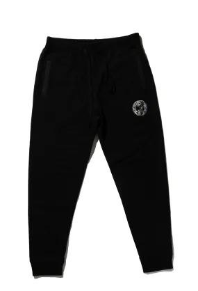 100 Miles Black Man on the World Fox Joggers