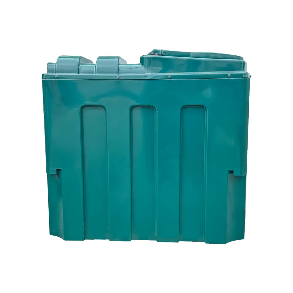 650 Litres Bunded Oil Tank - Plastic Slimline
