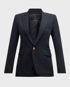 ANABEL TAILORED JACKET - MIDNIGHT
