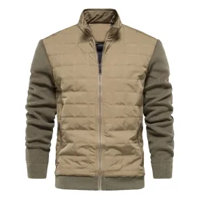 Angelo Ricci™ Business Casual Warm Knit Sleeve Jacket