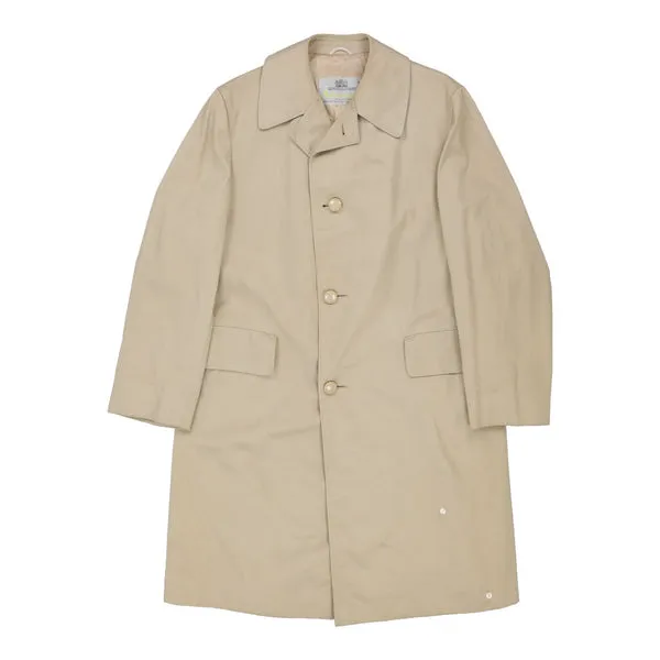 Aquascutum Trench Coat - Large Cream Cotton Blend
