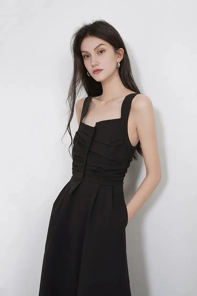 Asymmetric Front Sleevesless Dress