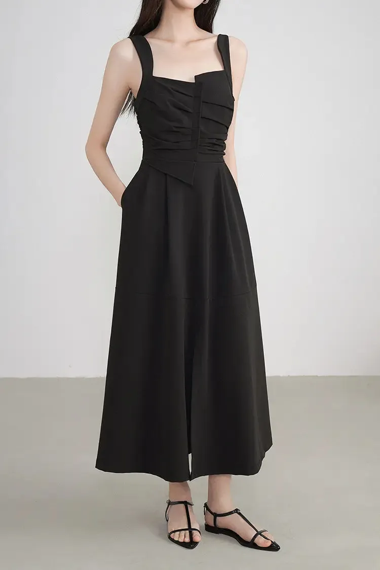 Asymmetric Front Sleevesless Dress