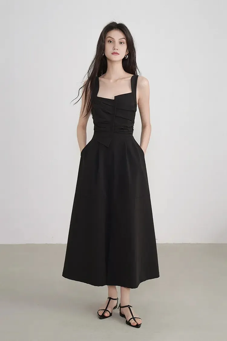 Asymmetric Front Sleevesless Dress