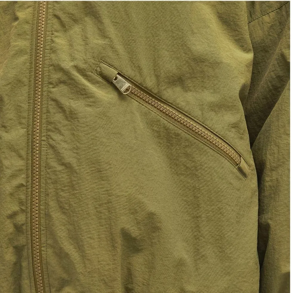 Barbour International Mansell Bomber Jacket In Golden Khaki