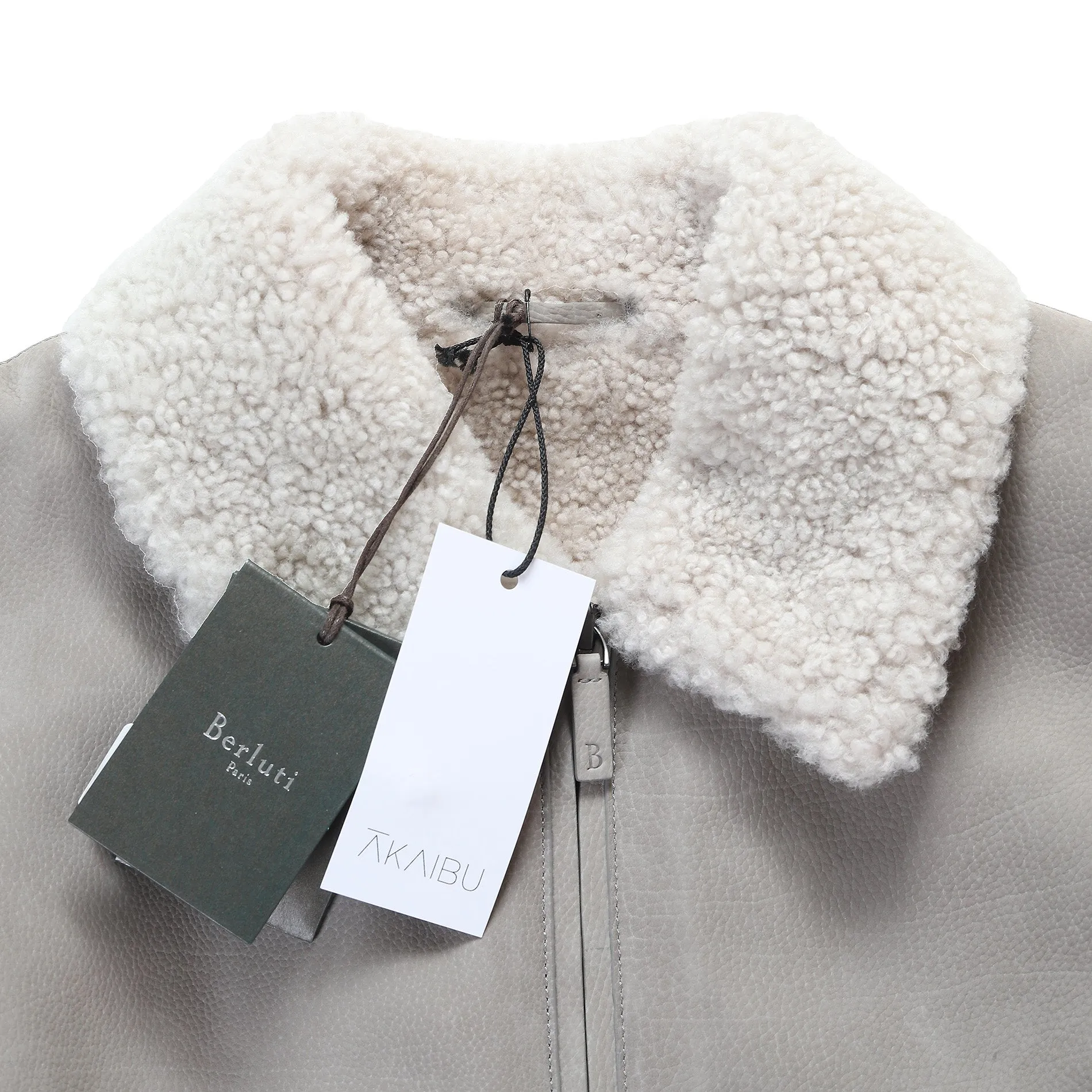 Berluti FW2018 by Haider Ackermann Nubuk Shearling Jacket
