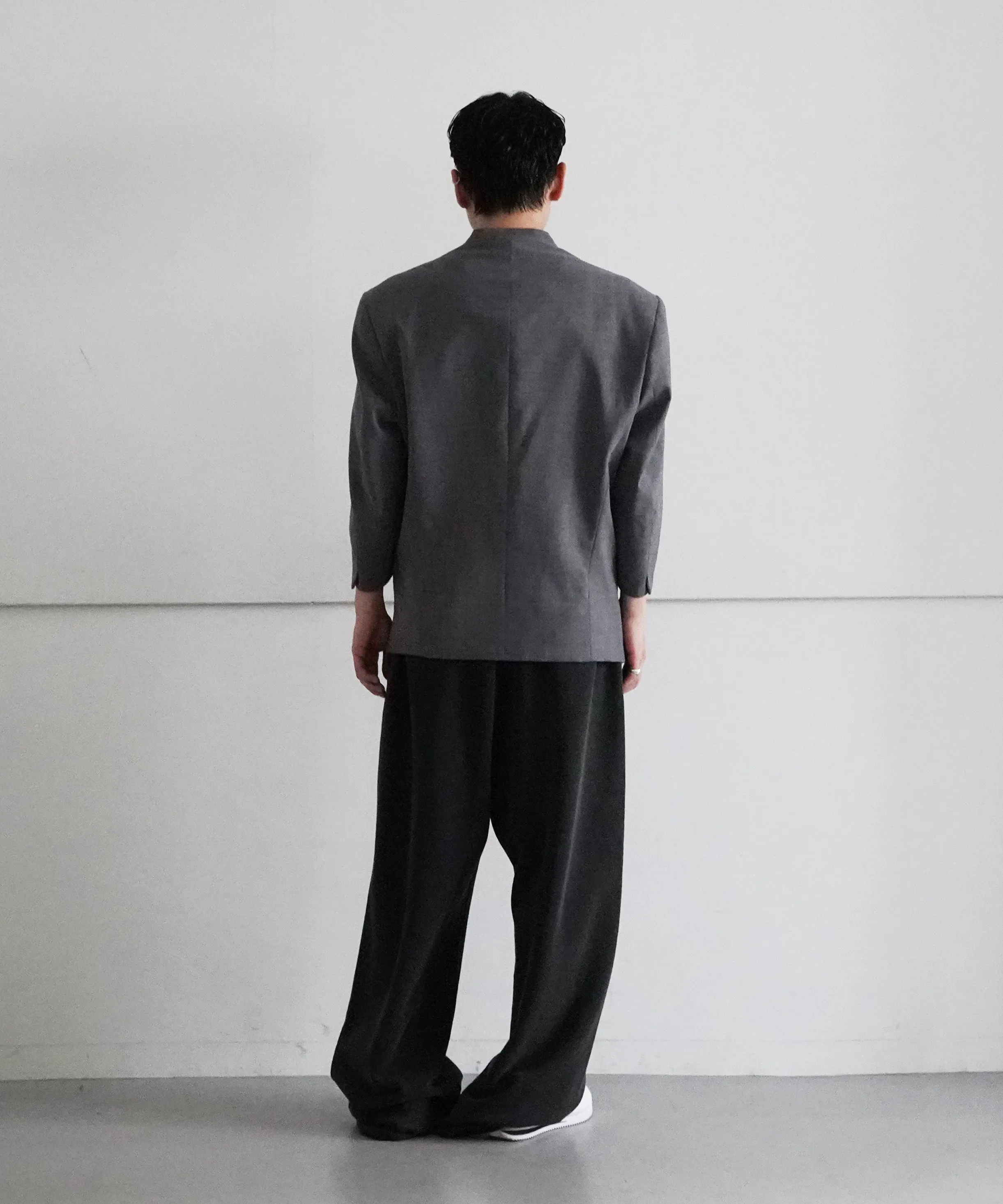 BIBLIOTHERK PULLOVER TAILORED JACKET "GRAY"