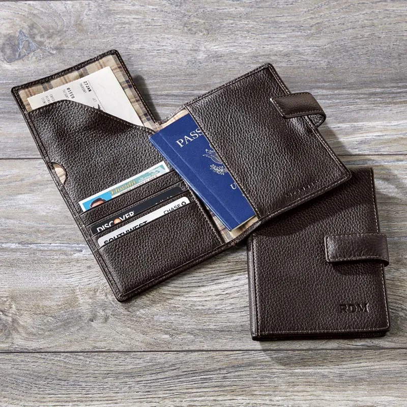 Bomber Jacket RFID Travel Wallet