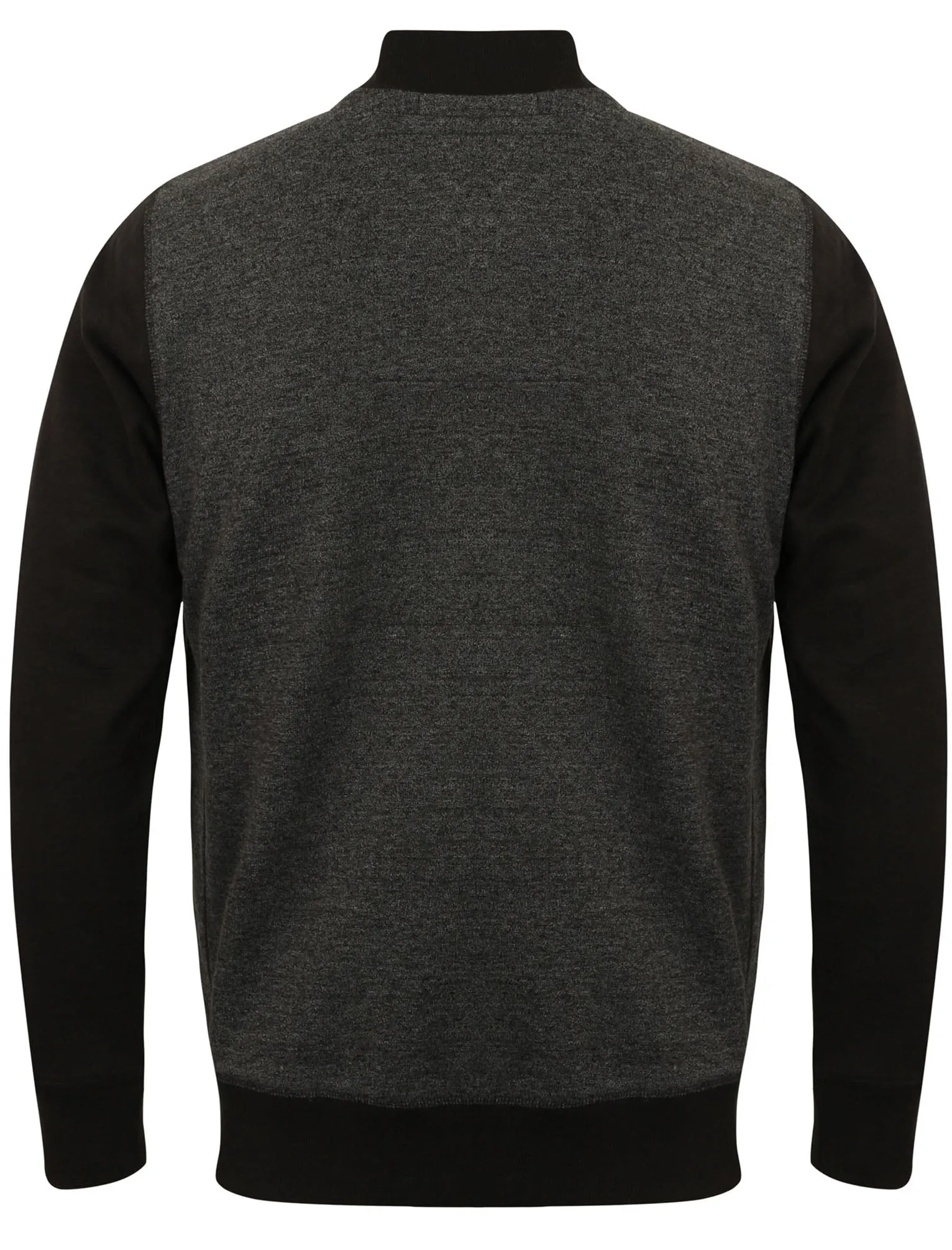 Bowen Jersey Bomber Jacket in Black & Moon Mist Grindle - Tokyo Laundry