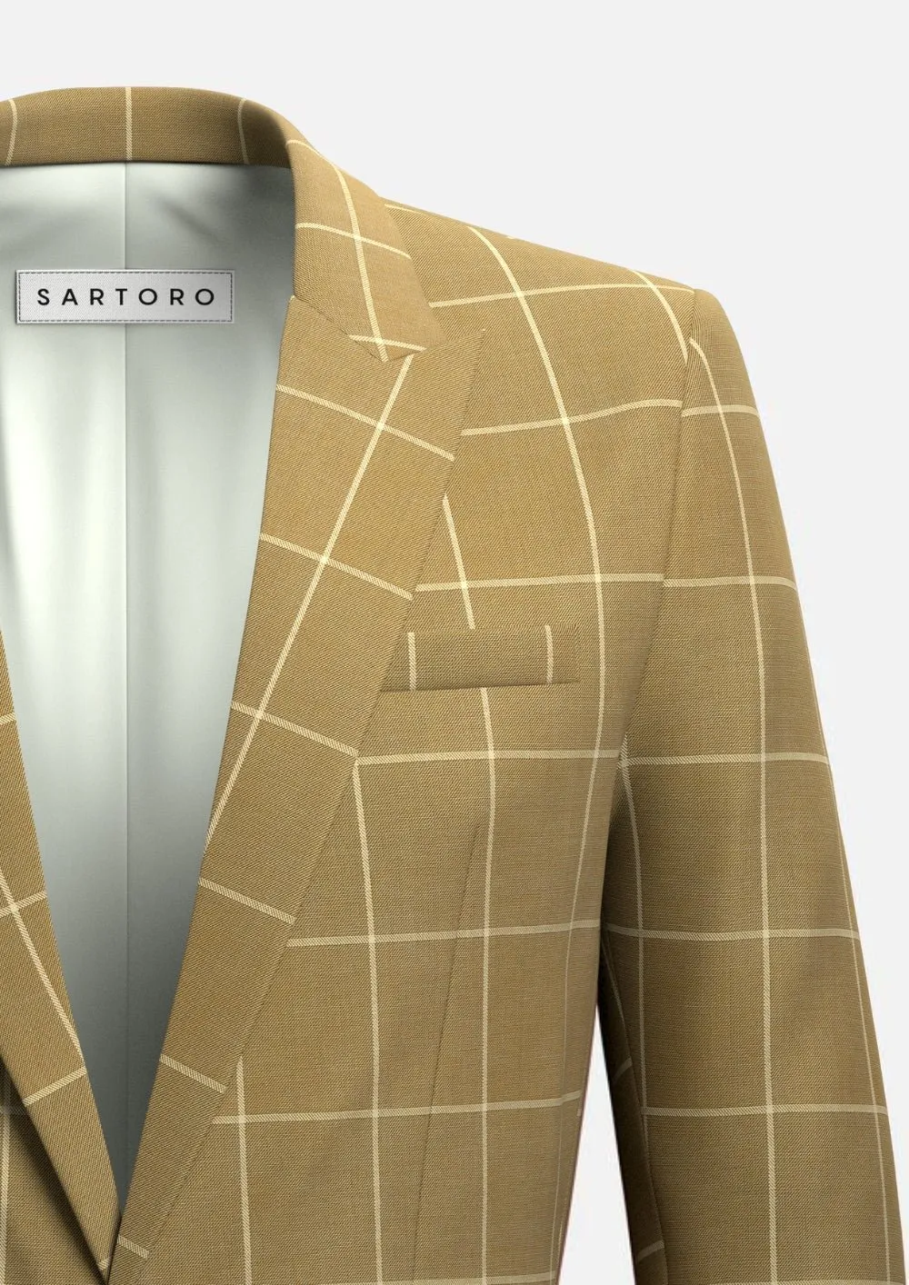 Bowery Gold Windowpane Jacket