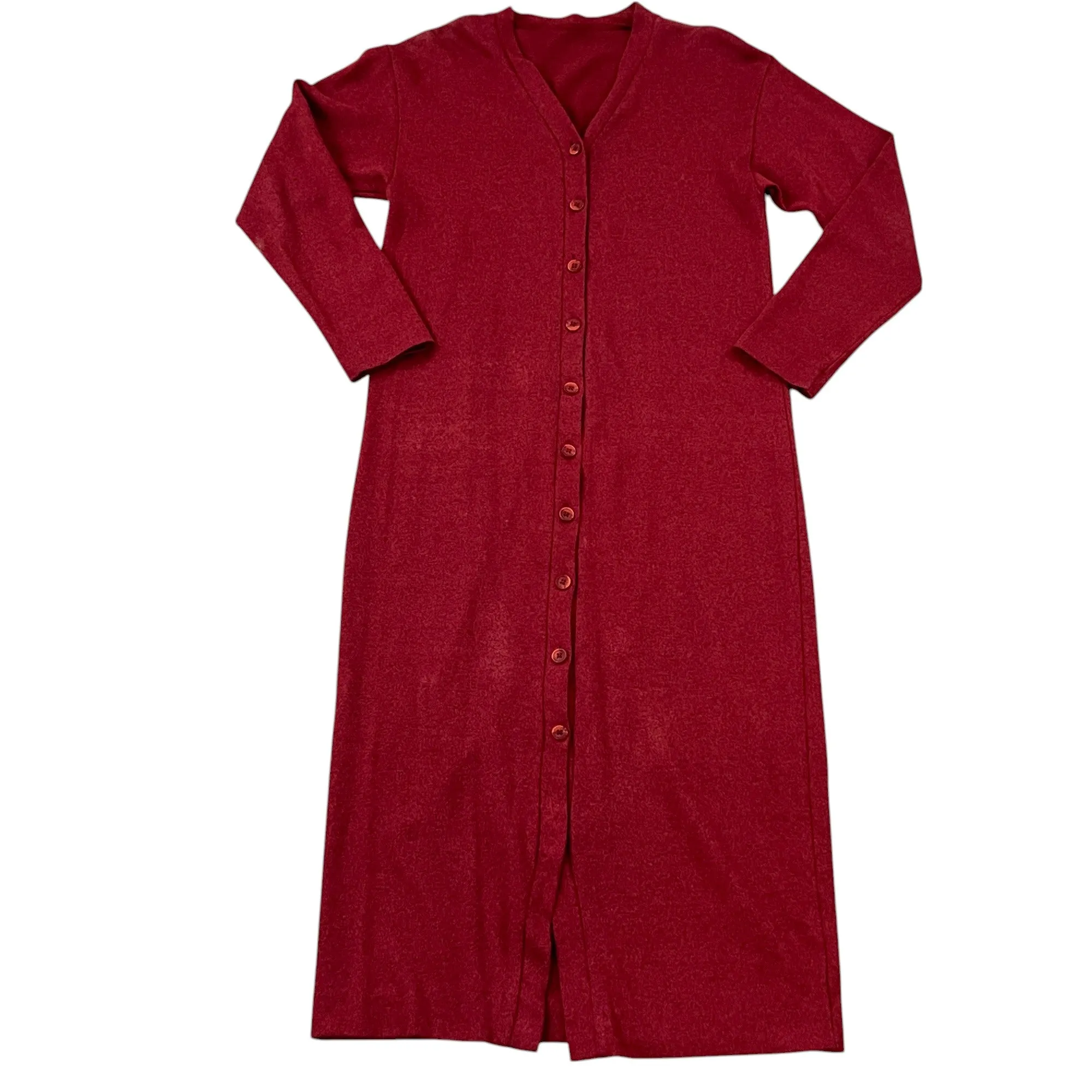 Burgundy Midi Sweater Dress Size Small