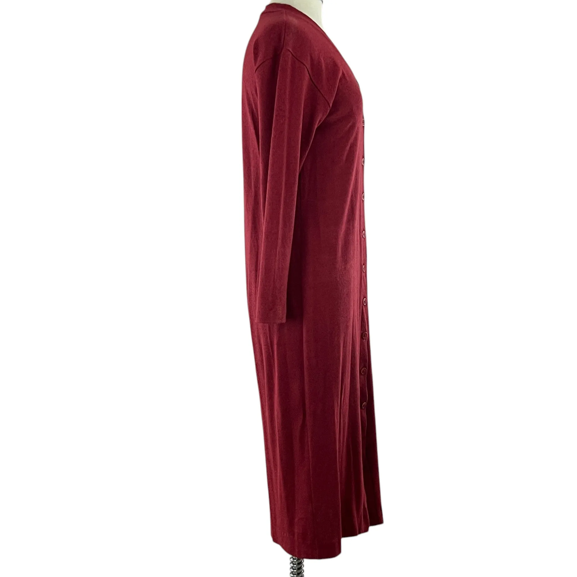 Burgundy Midi Sweater Dress Size Small