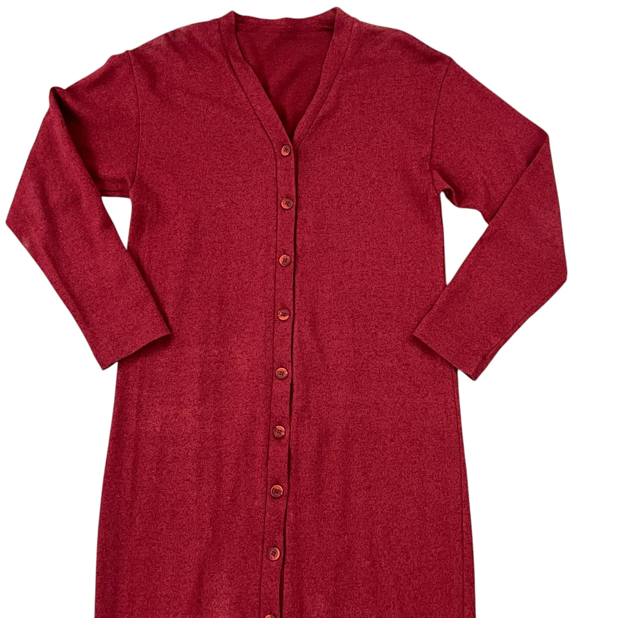 Burgundy Midi Sweater Dress Size Small