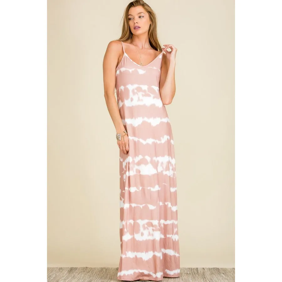 Buttery Soft DTY Tie Dye Maxi Dress