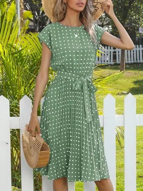 Casual Polka Dot Dress