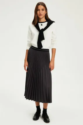 CELINA PLEATED MIDI SKIRT