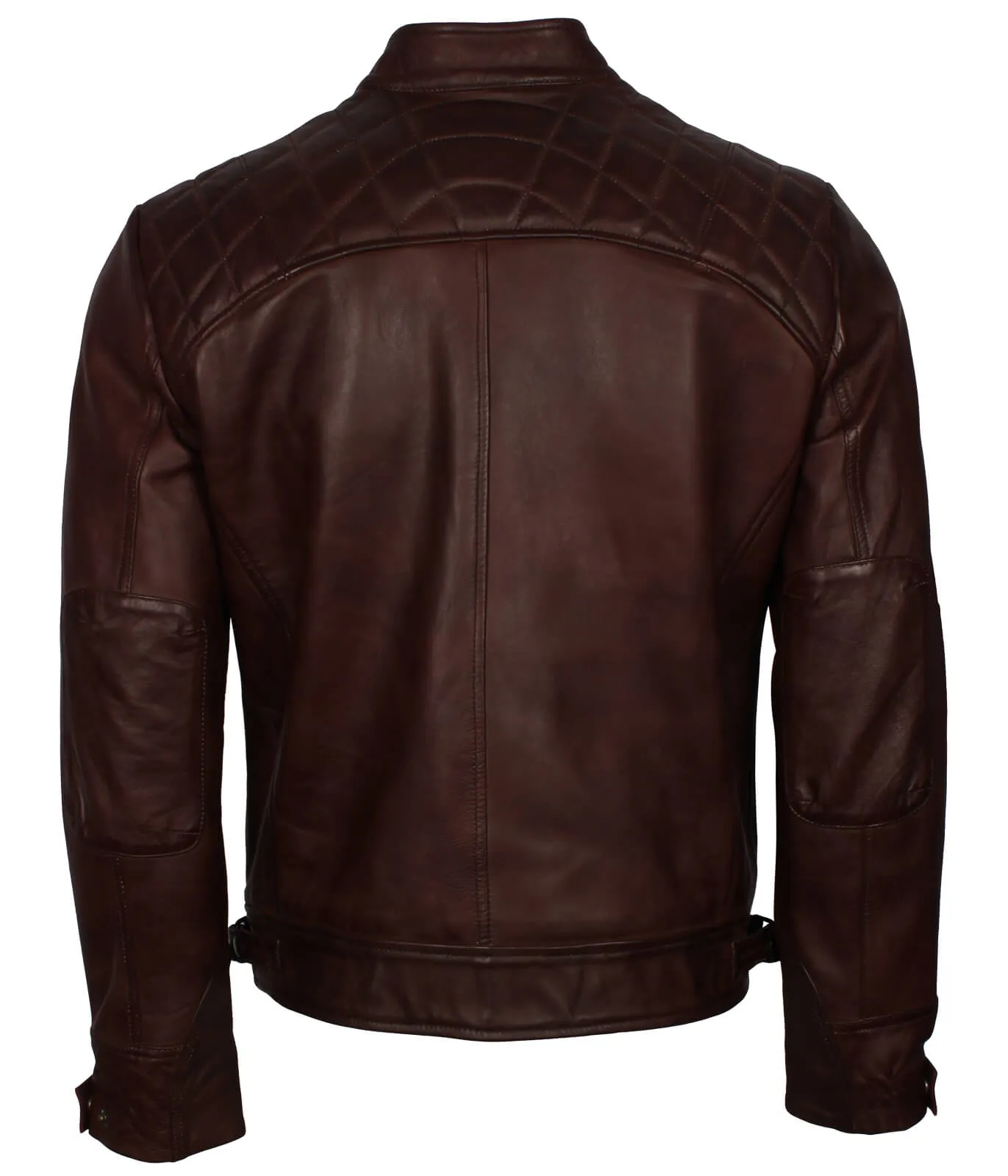 Dark Brown Motorcycle Leather Jacket