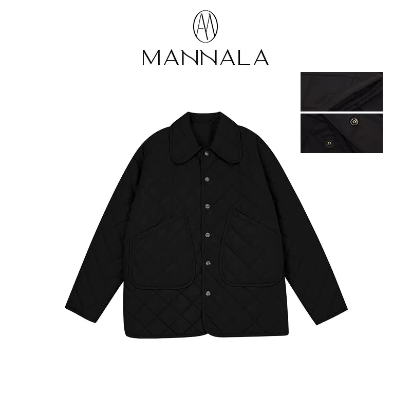 Diamond Pattern Quilted Jacket