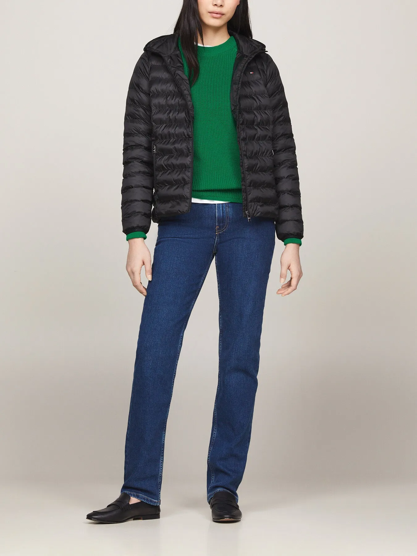 Down-Filled Hooded Zip-Thru Jacket