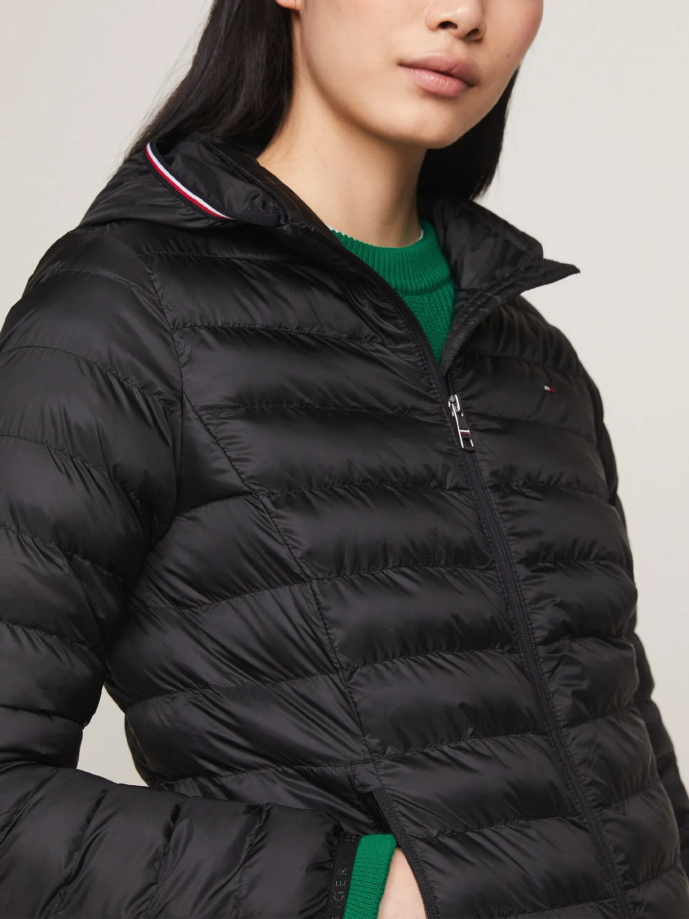 Down-Filled Hooded Zip-Thru Jacket
