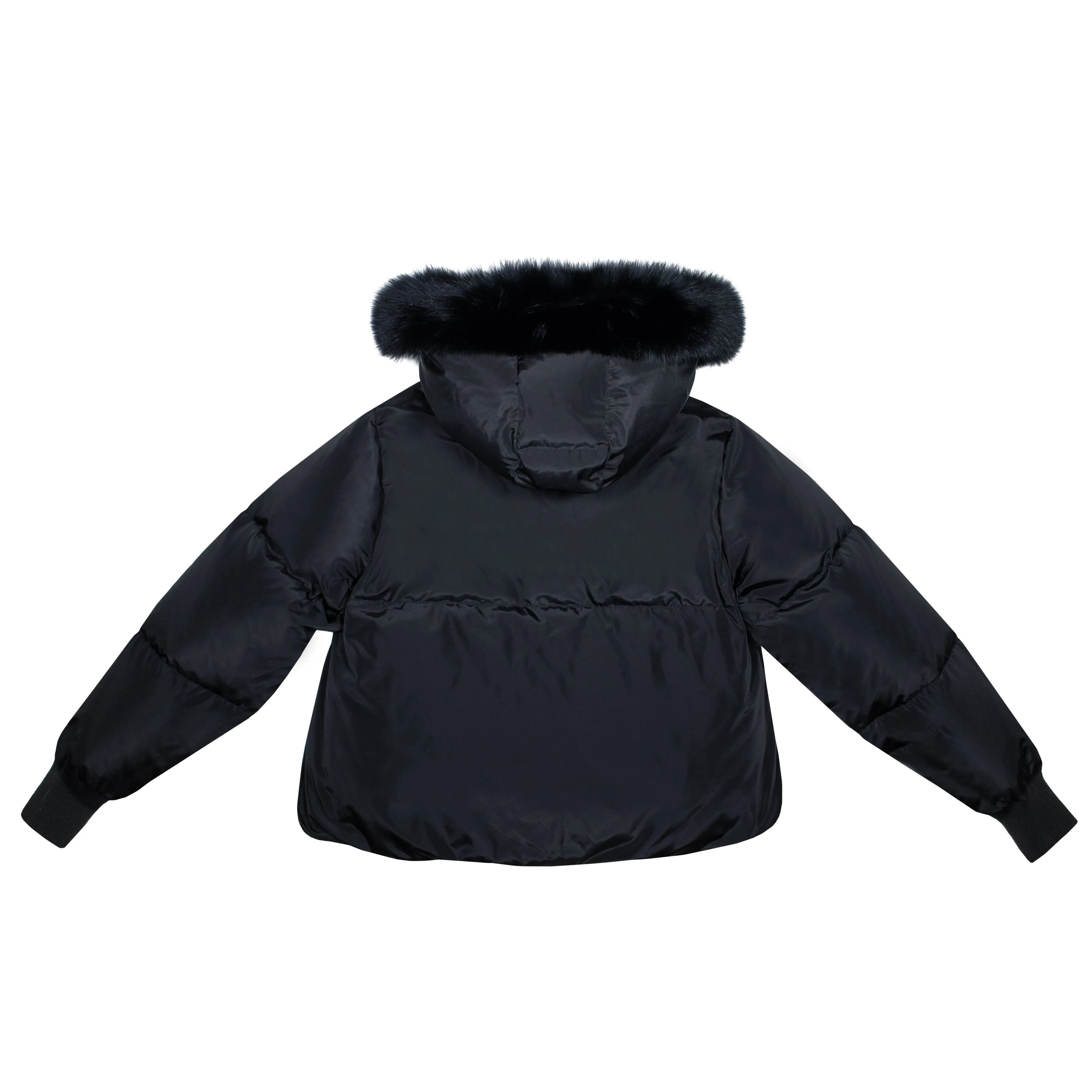 Ellabee Black Girls Zip Puffer Coat