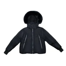 Ellabee Black Girls Zip Puffer Coat