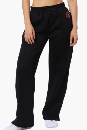 Fahrenheit Tie Waist Basic Sweatpants - Black