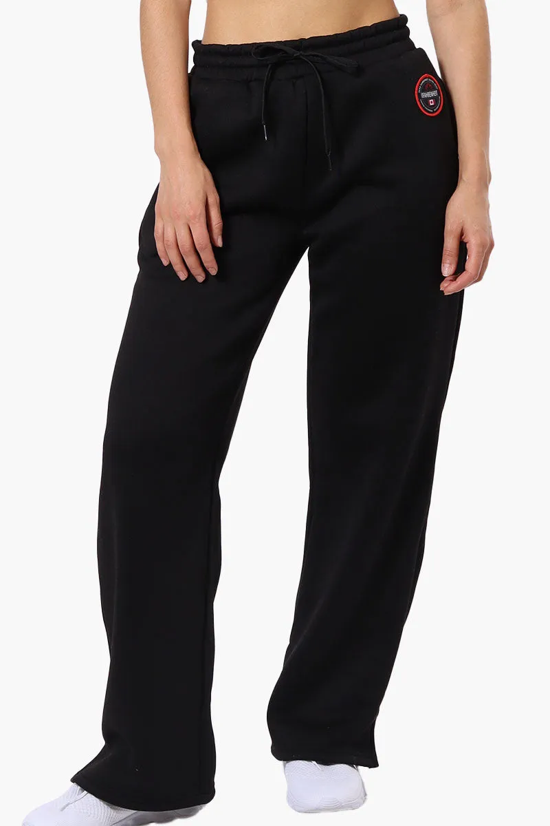 Fahrenheit Tie Waist Basic Sweatpants - Black
