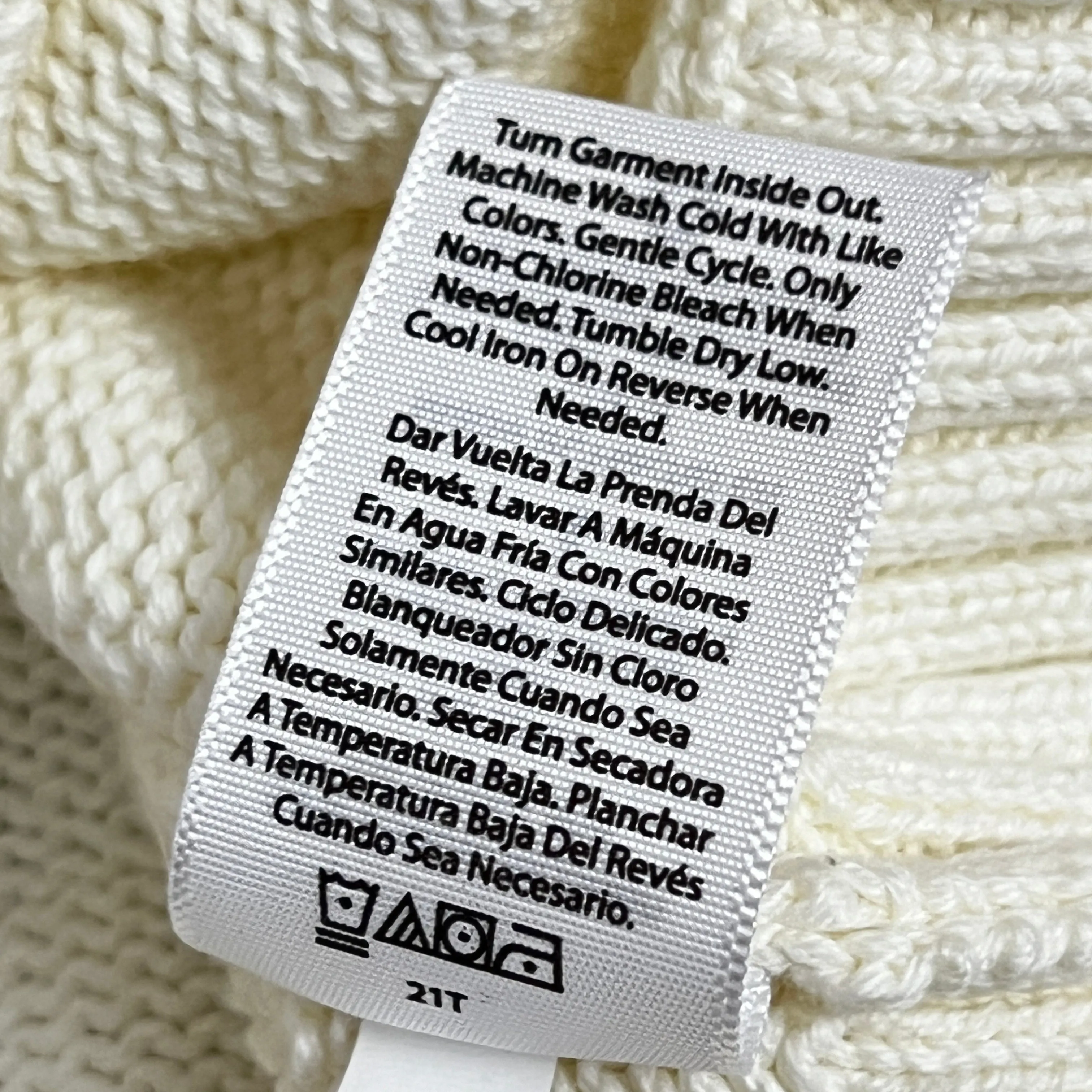 Fair Isle Cotton Wool Knit Turtleneck Sweater Dress Size Small