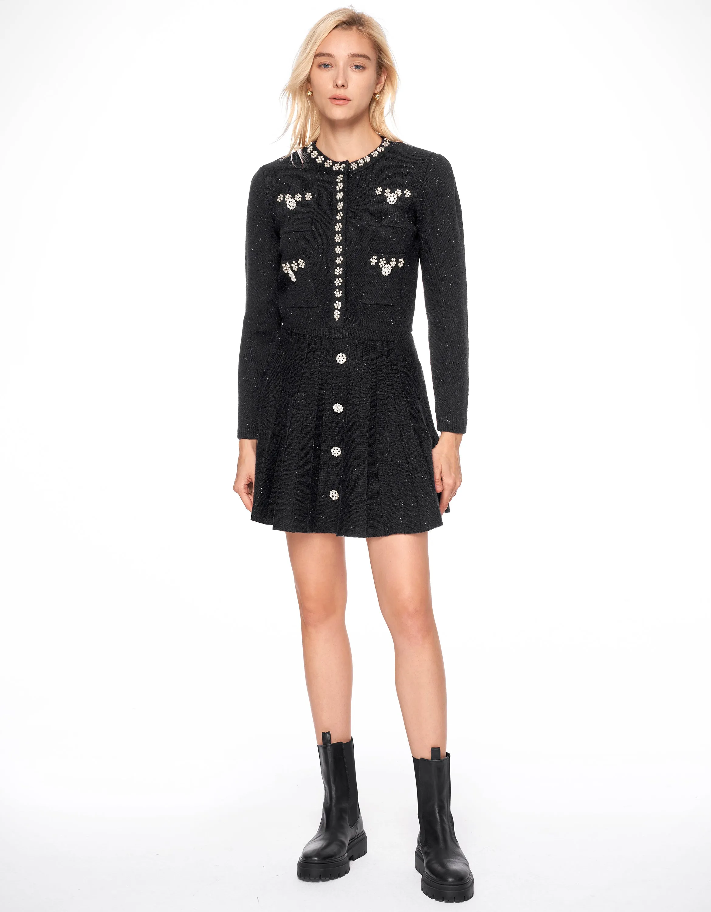 Faux Diamante Embellished Sartorial Sets