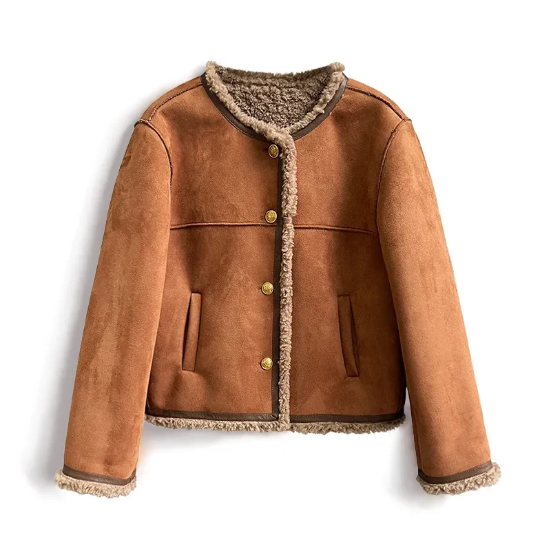 Faux Shearling Jas