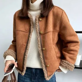 Faux Shearling Jas