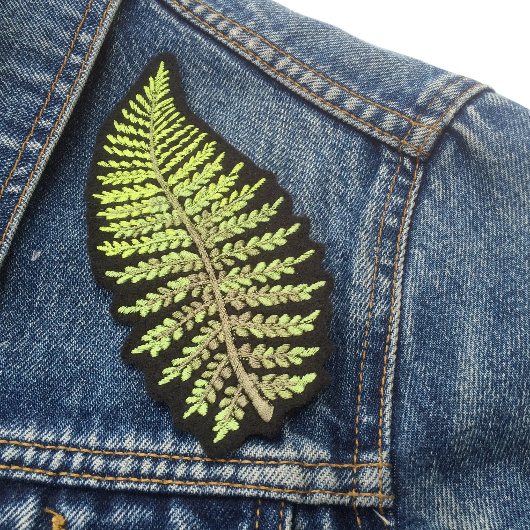 Fern Embroidered Patch