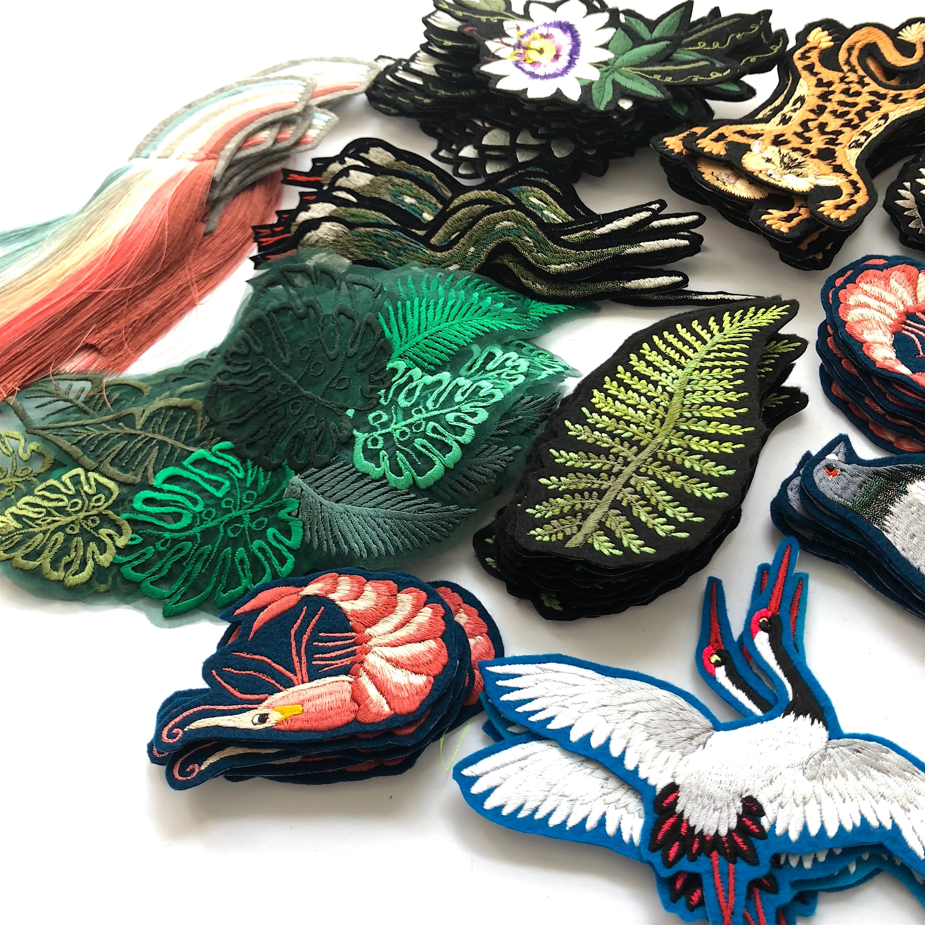 Fern Embroidered Patch