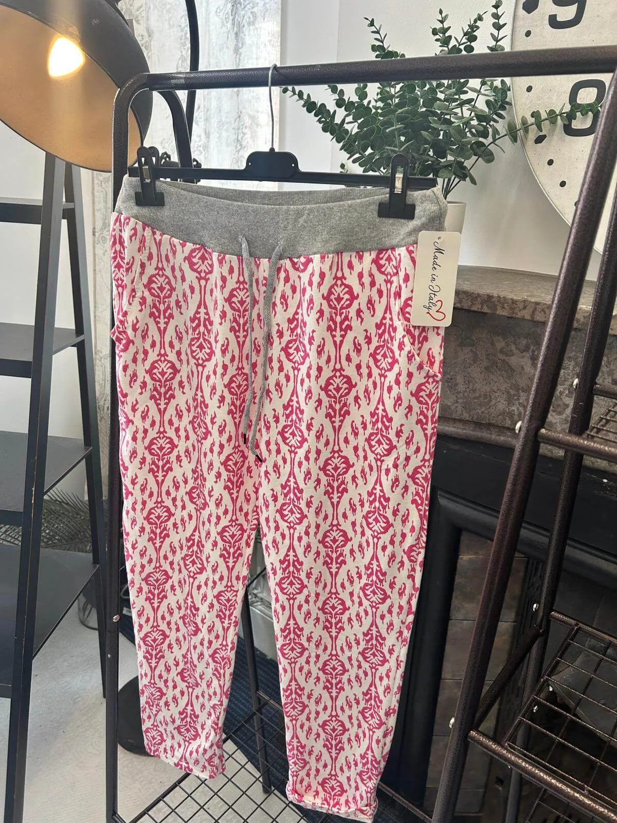Filigree Print Jogger
