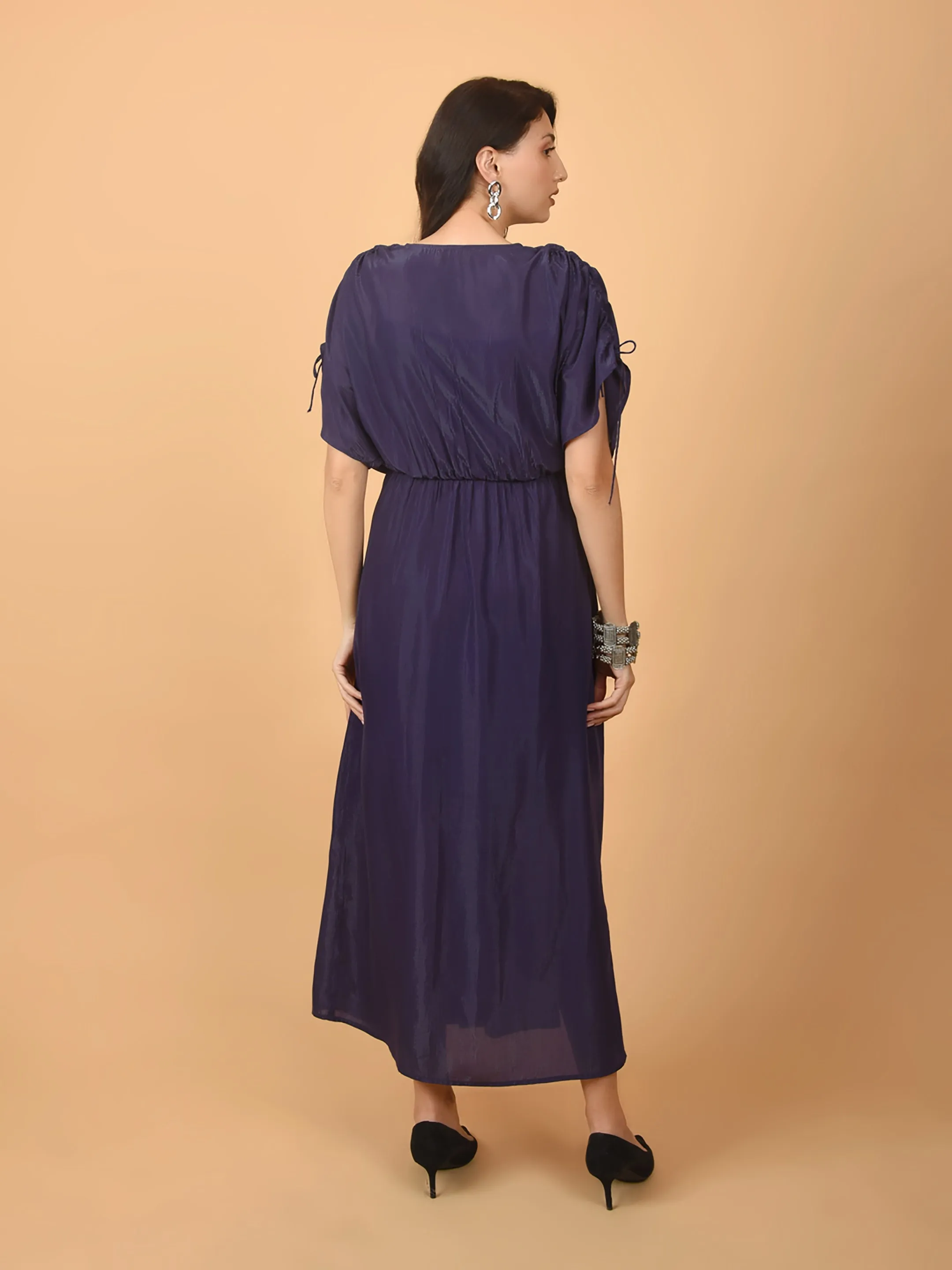 Flawless Purple Party Dress For Women  | BEKKY
