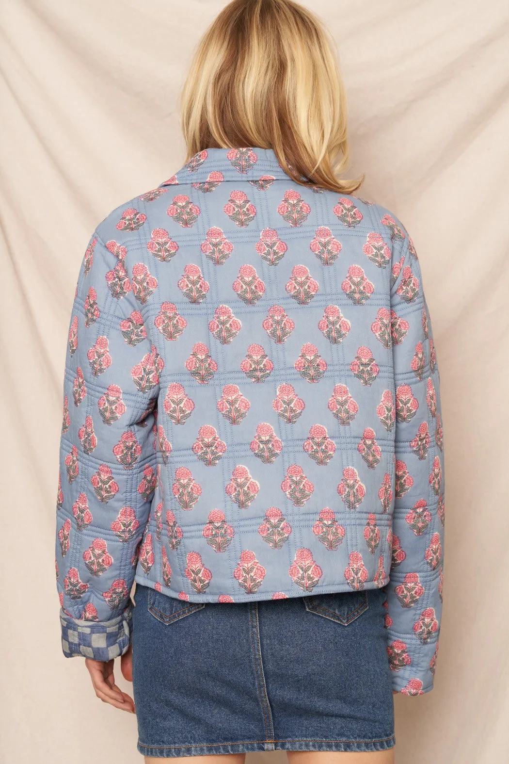 Floral Flip Reversible Jacket