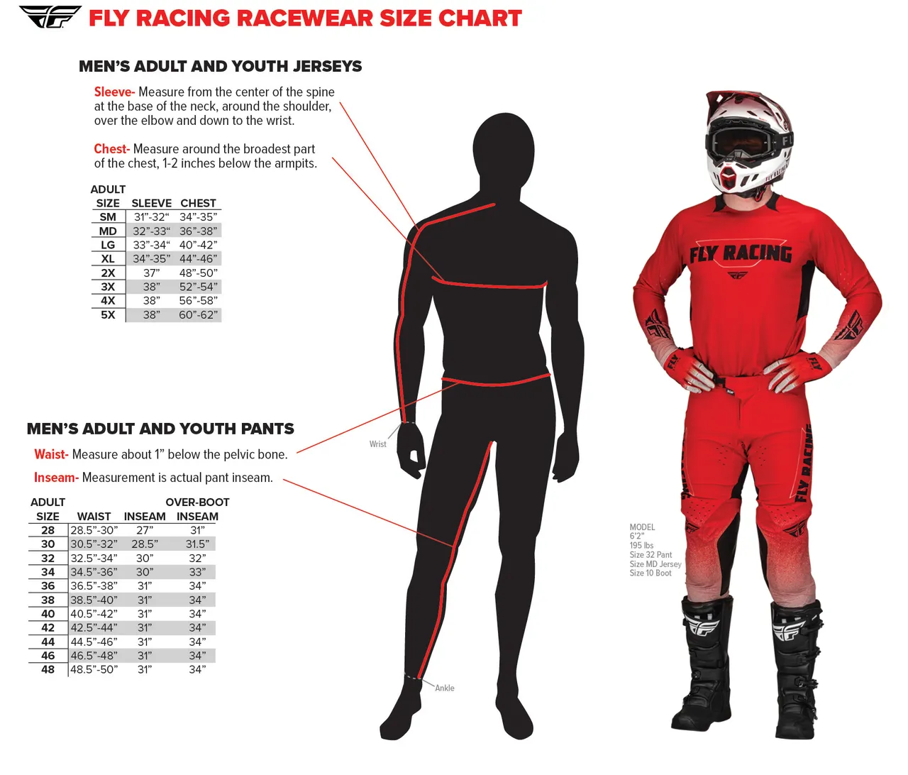 Fly Racing 2025 Men's Kinetic Center Motorcycle Riding Pants