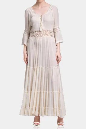 Full Sleeve Pure Cotton Maxi Dress