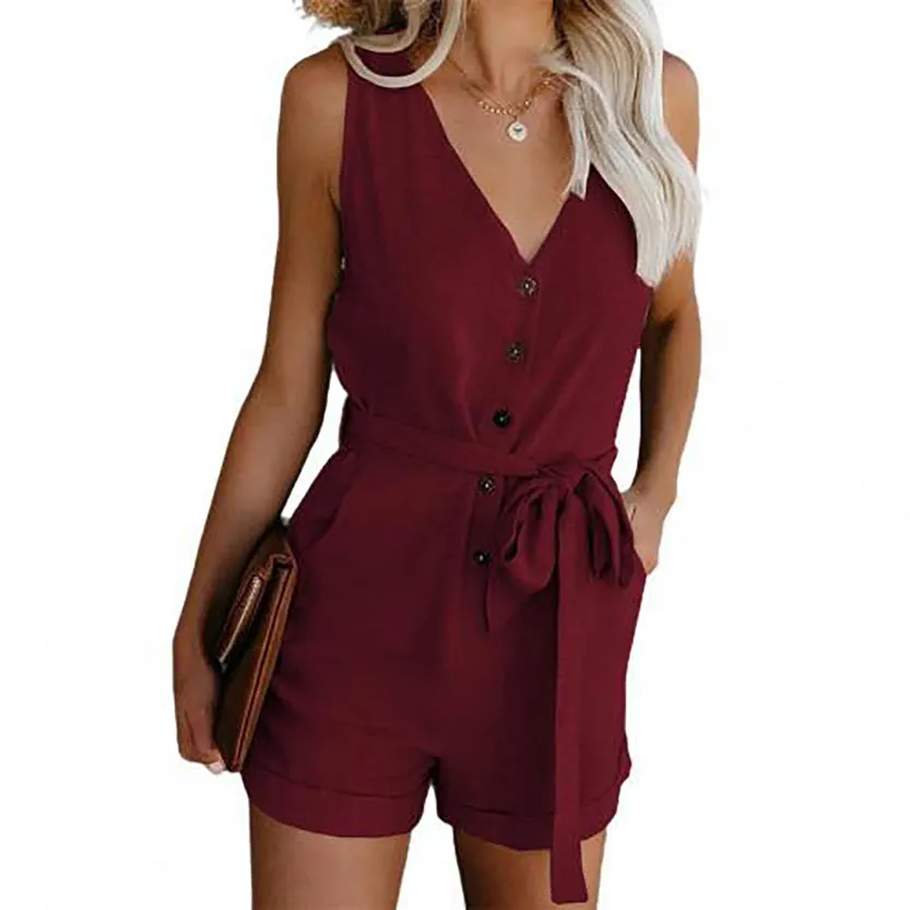 Funki Buys | Pants | Women's Jumpsuit Romper Summer Shorts