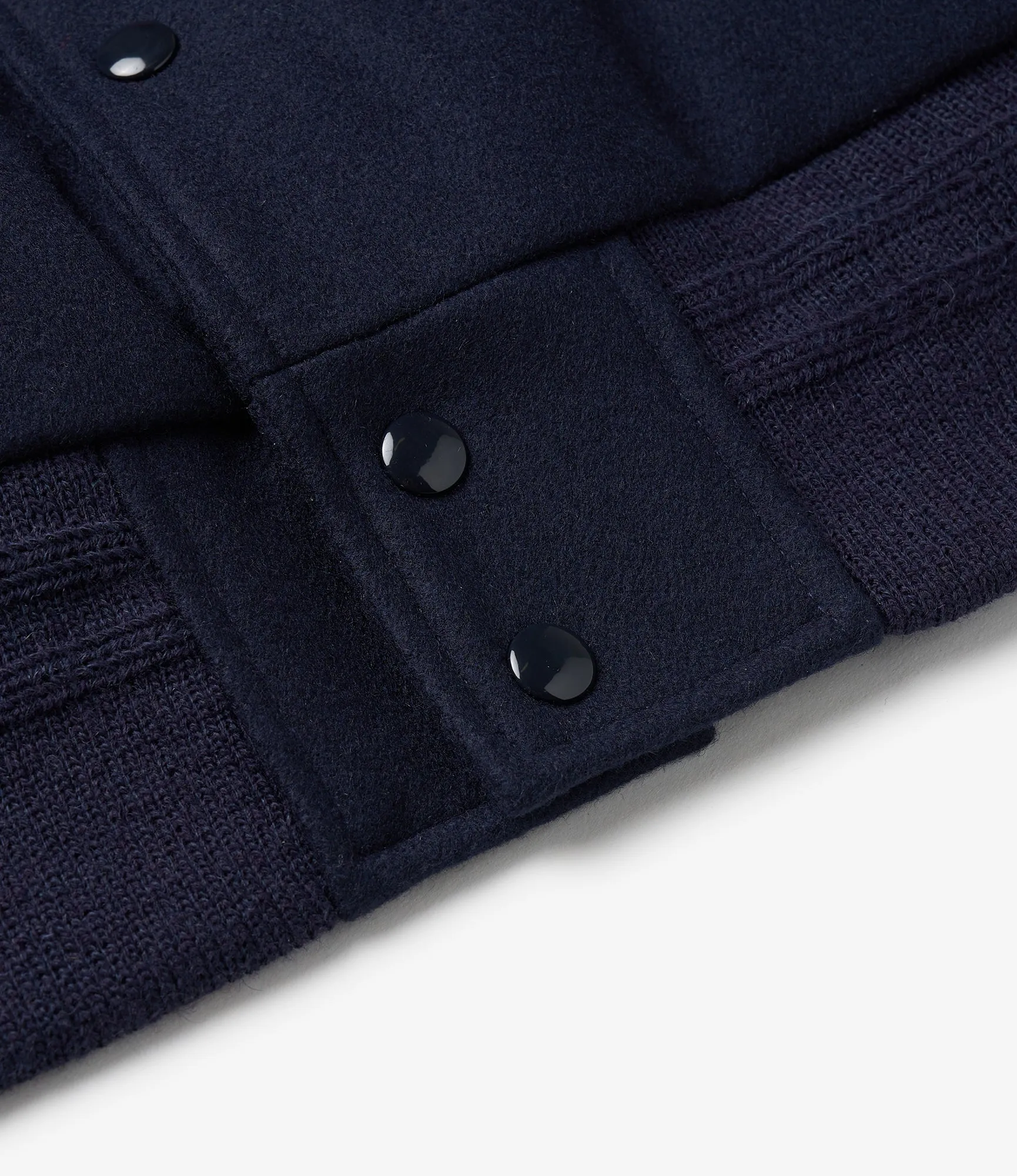 GDP x Golden Bear Varsity Jacket - Navy/Cream