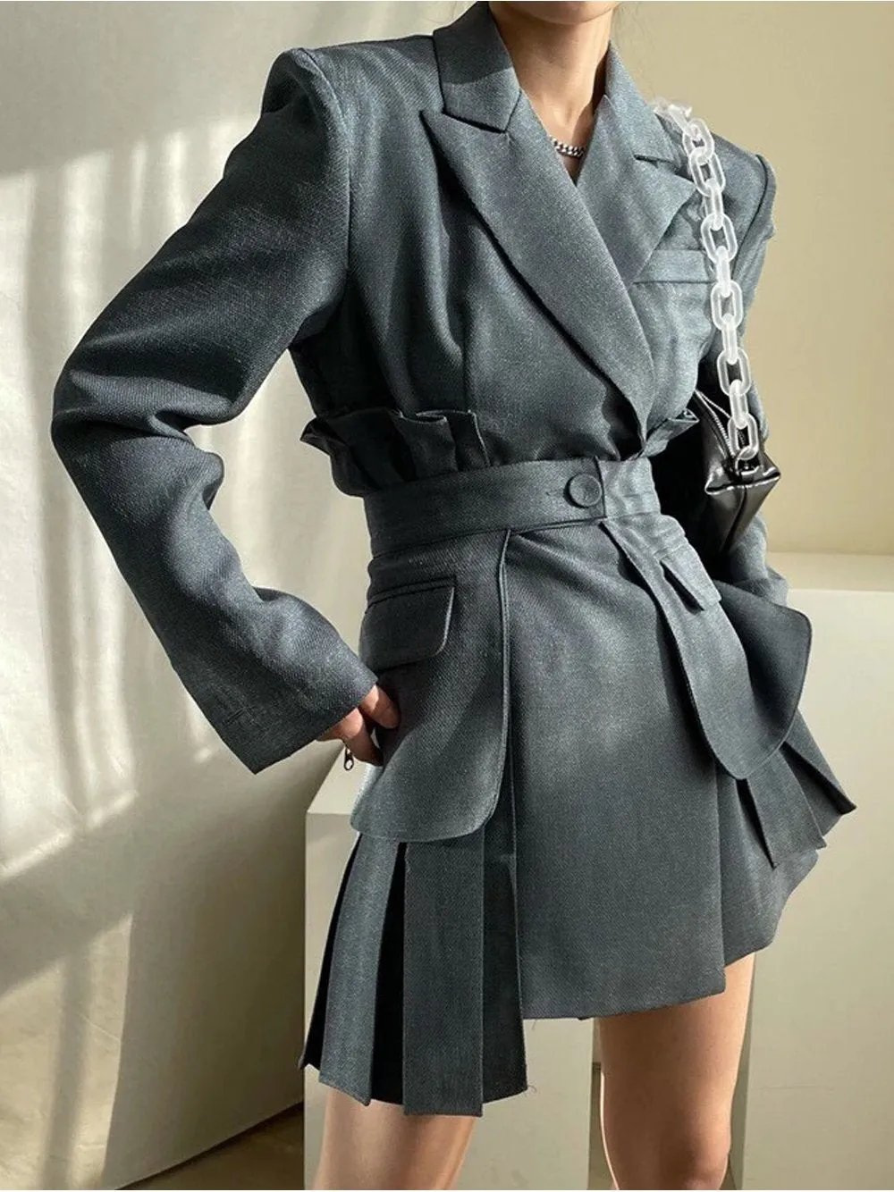 GF Korean  Style Blazer Dress