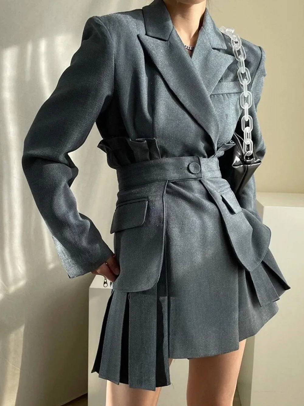 GF Korean  Style Blazer Dress