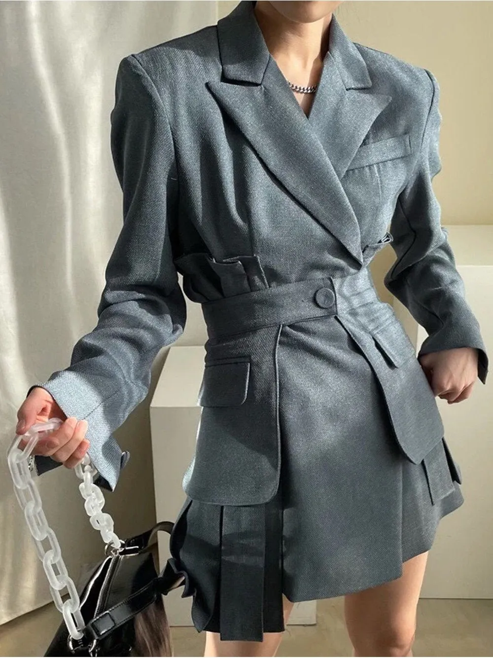 GF Korean  Style Blazer Dress