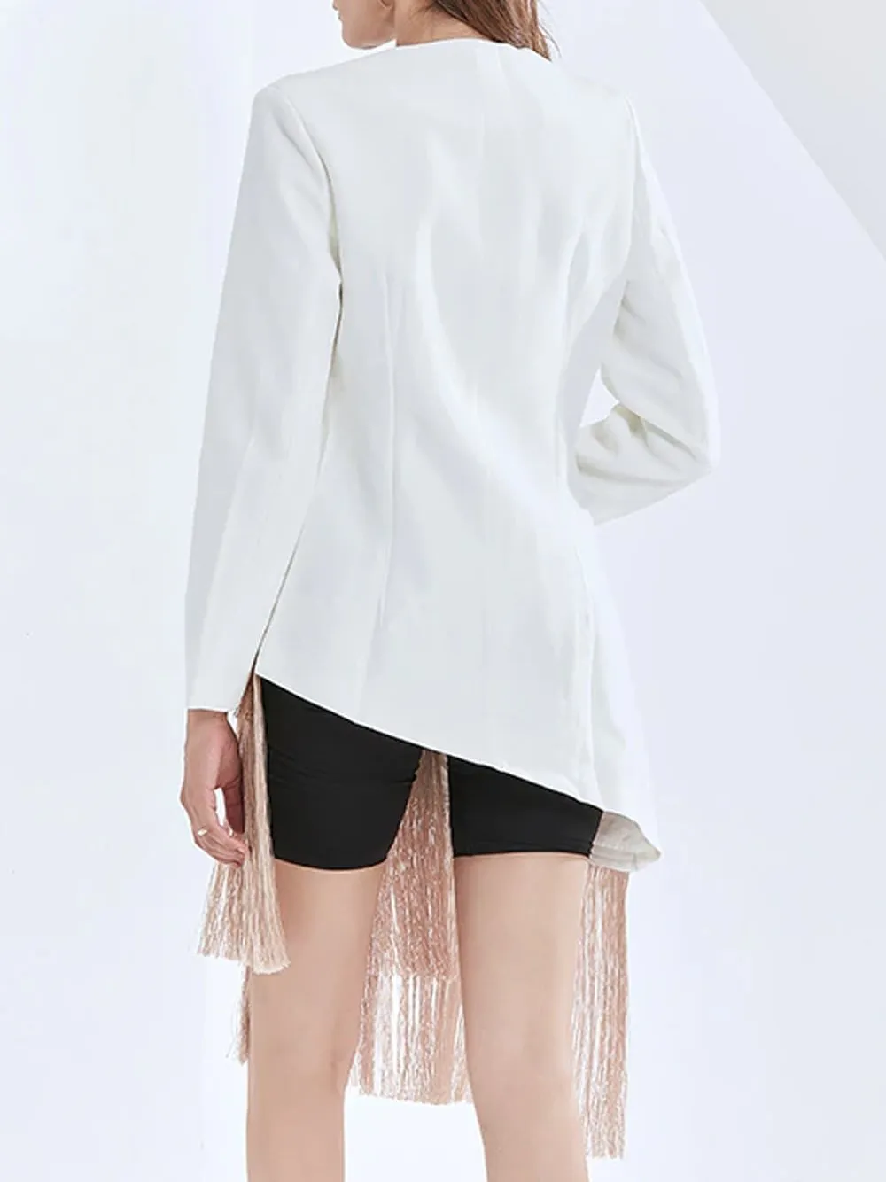 GF Tasseled Blazer-Dress