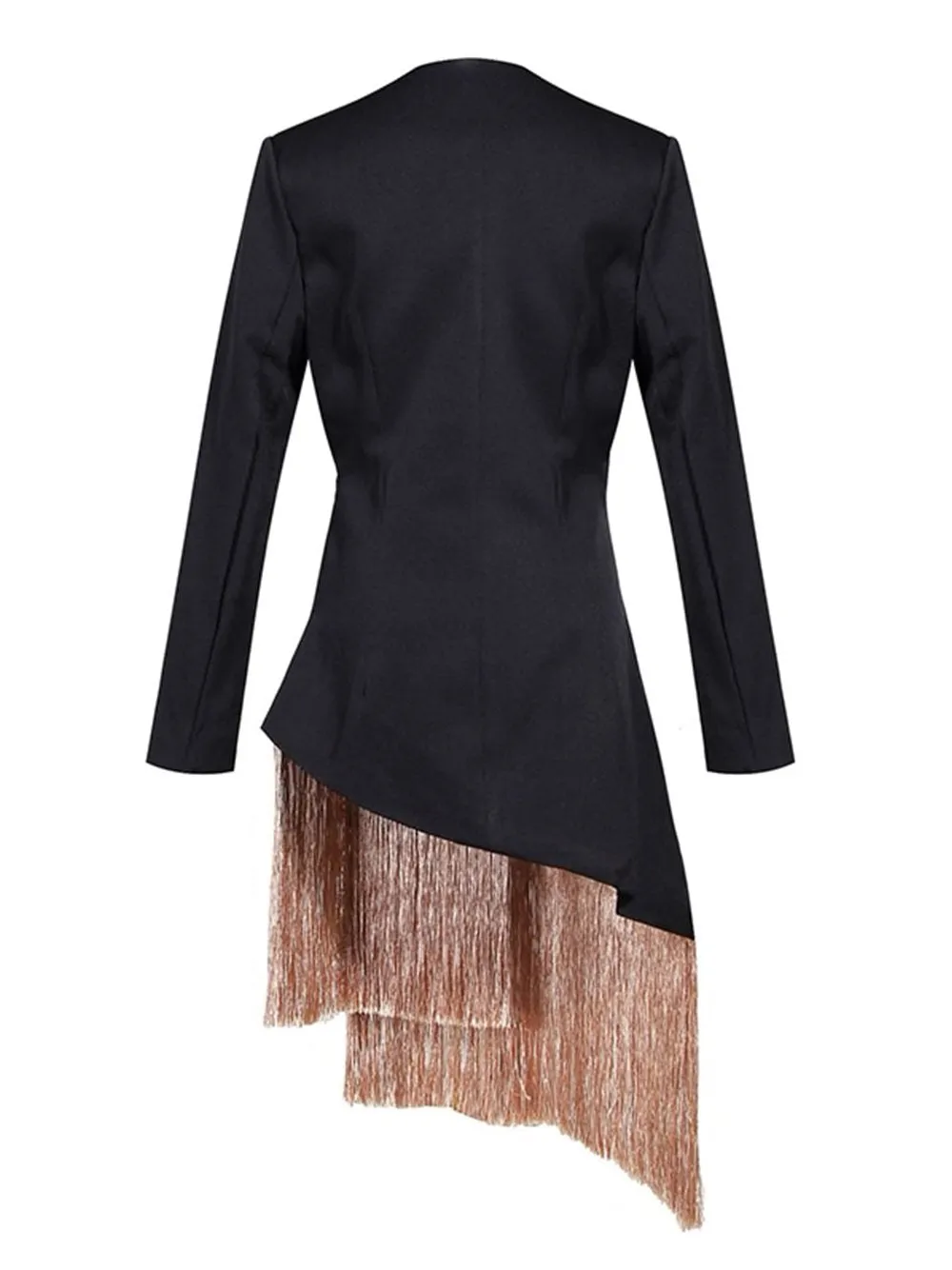 GF Tasseled Blazer-Dress