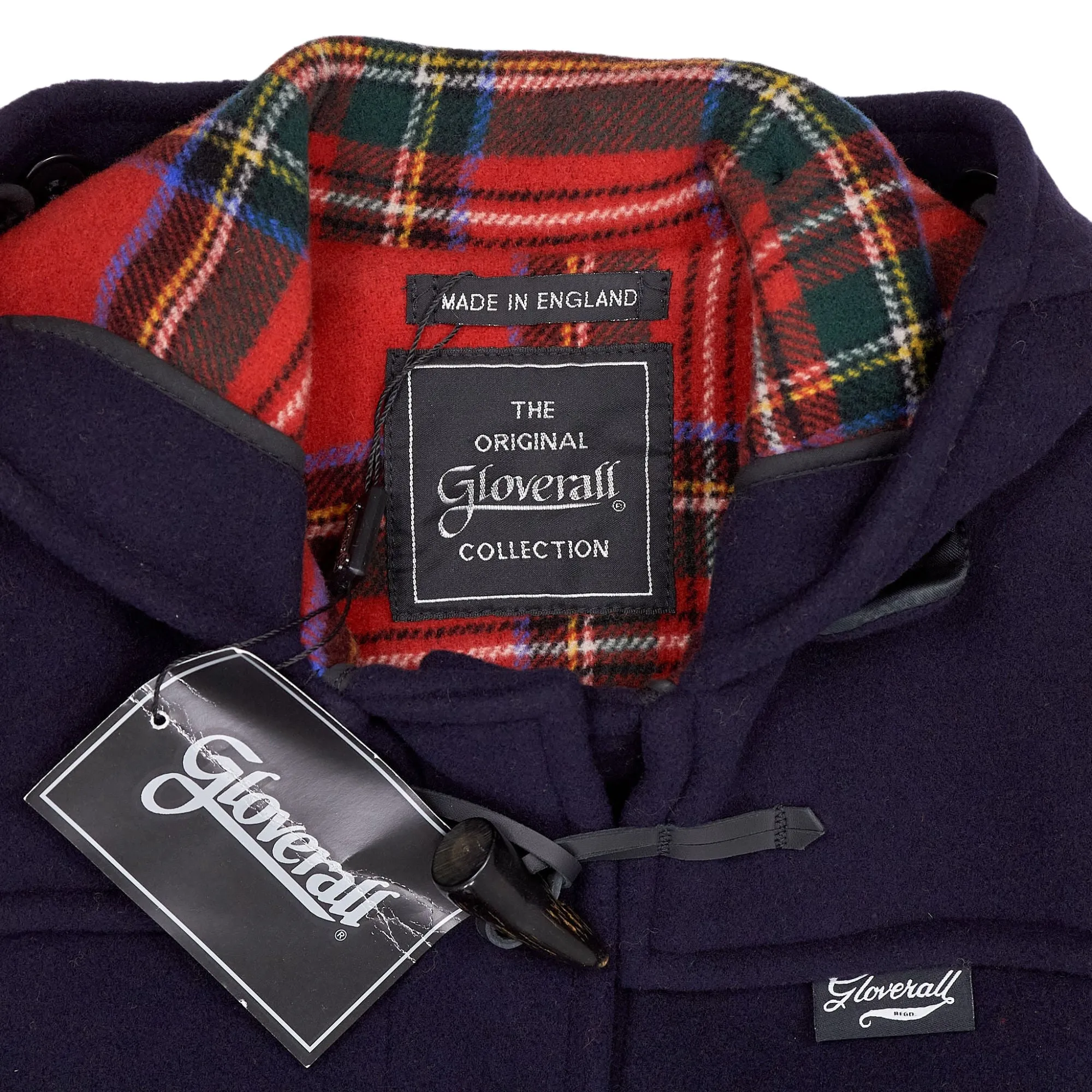 Gloverall Navy Wool Duffle Coat - Child Age 10