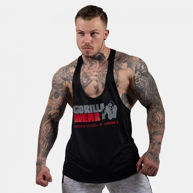 Gorilla Wear Nashville Tank Top - Black-Red