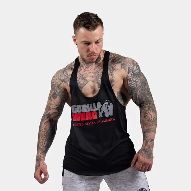Gorilla Wear Nashville Tank Top - Black-Red
